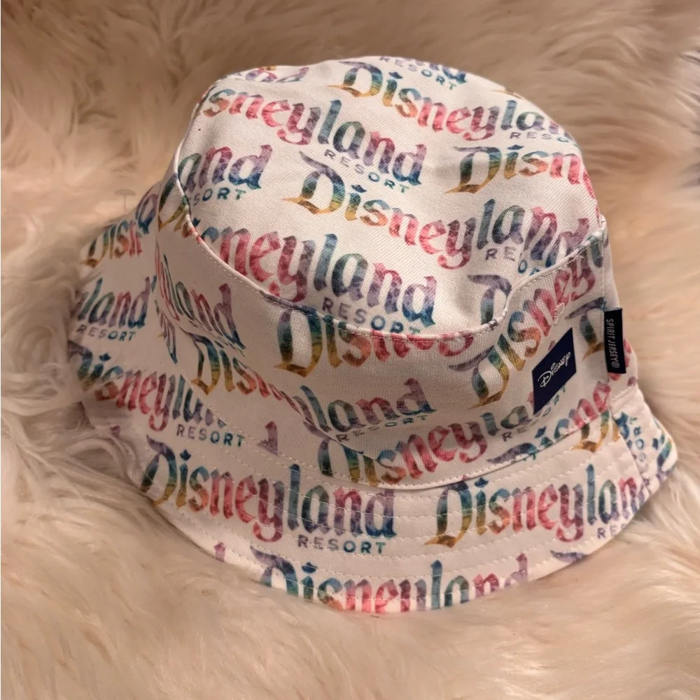 2024 Disney Parks Spirit Jersey Pastel Reversible Bucket Hat - New With Tags